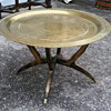 Vintage Brass Tray Table 
