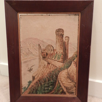 Heinr. Schafer Painting 2 (1 of 2) - Folk Art