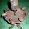 Trench Art Ashtray with Match Box Holder