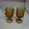 AMBER GOBLETS