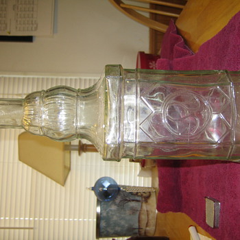 glass bottle, possibly antique - Bottles