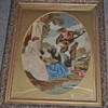 Antique needlepoint tapestry