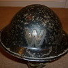British WW11 Wardens helmet