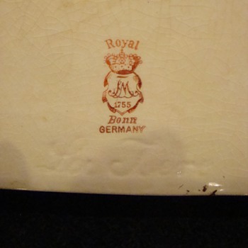Ansonia Porcelain Clock - Royal Bonn Case