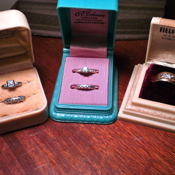 Vintage wedding rings...
