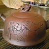 zisha yixing single serve teapot purple clay