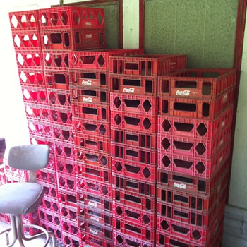 Coca Cola plastic crates