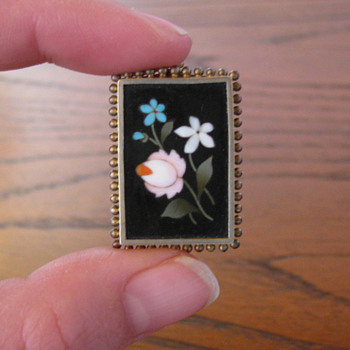 Pietra Dura Broaches