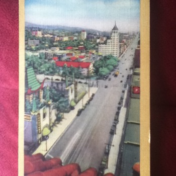 1942 Hollywood Boulevard Postcard - Postcards