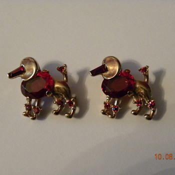 Trifari Poodles - Costume Jewelry