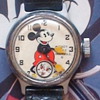 A very nice 1934 Ingersoll Mickey with original leather strap