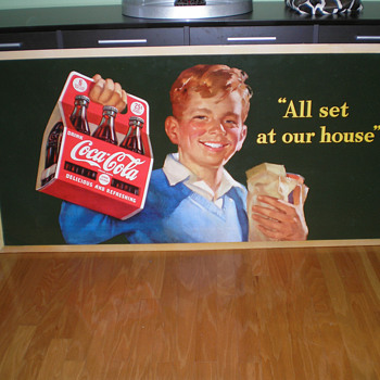1940s Coca-Cola Cardboard Displays