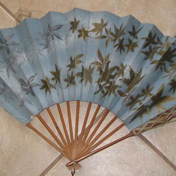 1893 Chicago bamboo hand fan - Accessories