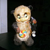 Tin wind-up pinwheel panda