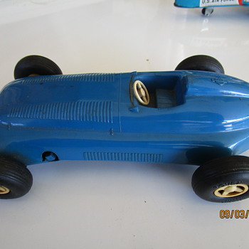 Vintage English Toy Race Car - Toys
