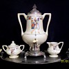 ROYAL ROCHESTER ROYALITE URN AND SERVING SET