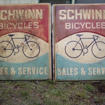 70s schwinn sign - Advertising