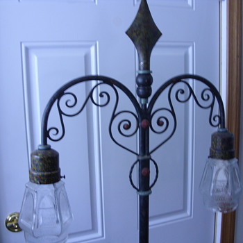 wrought iron floor lamp - Lamps