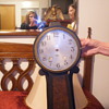 Gilbert Banjo clock dated 1807 stamped #3085