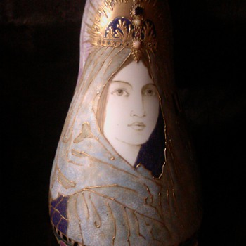The Veiled Lady by Amphora - Art Pottery
