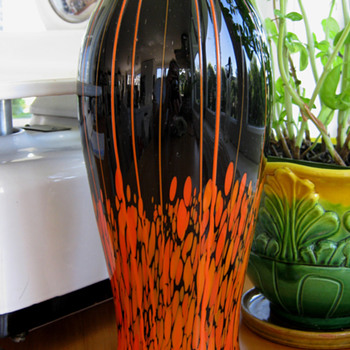 Kralik Lines & Spots Vase  - Art Deco