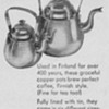 1950 Finnish Tea/Coffee Pots Advertisement