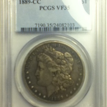 1889 Carson City Morgan Dollar - US Coins