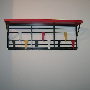 Pilastro 1950s coat rack " Toonladder "