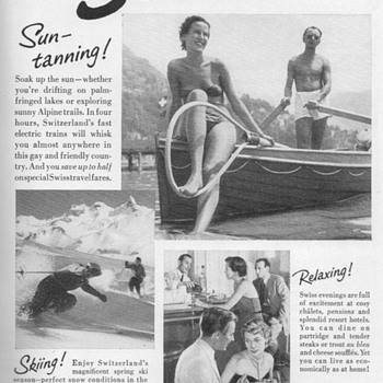 1951 - Swiss Travel Bureau Advertisements
