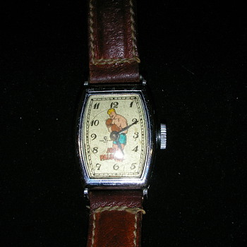 1947 Joe Palooka wristwatch by New Haven - Wristwatches