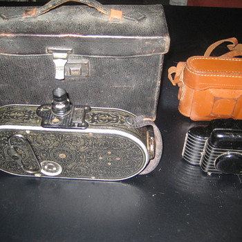 2 Old Cameras Bell & Howell and Kodak Bantam - Cameras