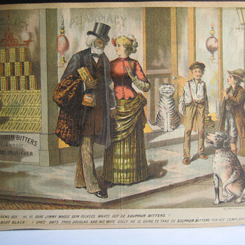 Frederick Douglass, Sulfur Bitters, the Great Blood Purifier - Victorian Era