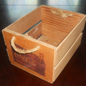 wooden box - Coca-Cola