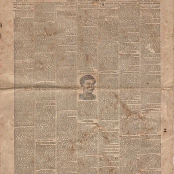 CHICAGO TRIBUNE 1886 - Advertising