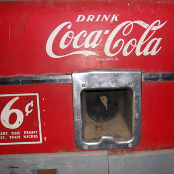 6 cents coca-cola vending machine