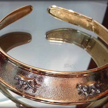 Cartier Style Panthère Panther Necklace Cuff Clamper Choker