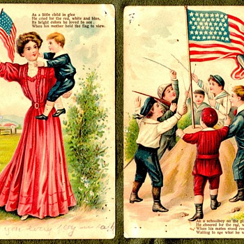 Patriotic Military Series of Postcards 