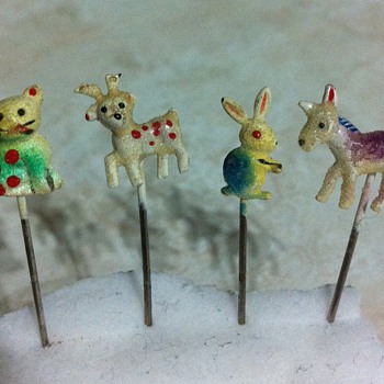 Metal Hand Painted Pins - Sewing