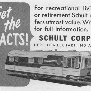 1953 - Schult Mobile Homes Advertisement