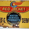 Red Jacket Advertising Sign.