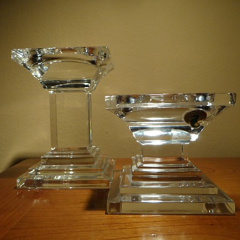 WATERFORD CRYSTAL METROPOLITAN PILLARS - Glassware