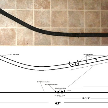 Large Unknown Wrought Iron Part