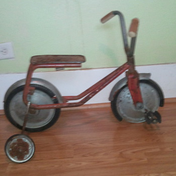 vintage front pedal bike
