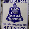 New England Telephone & Telegraph Sub-Licensee Sign