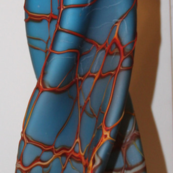 Vintage handblown vase from Florence