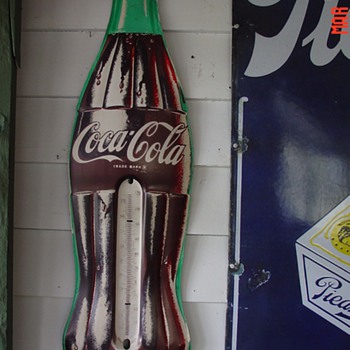 Coca-Cola...30" Thermometer...1958