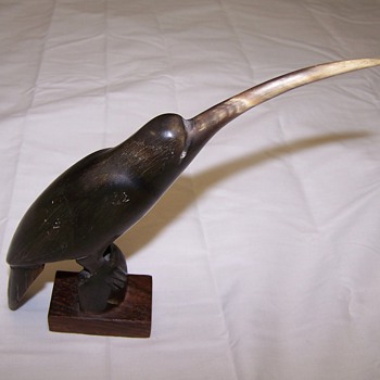 Would anyone know what this IBIS bird is made from? - Animals