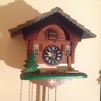 1980's Swiss Regula chalet cuckoo clock. - Clocks
