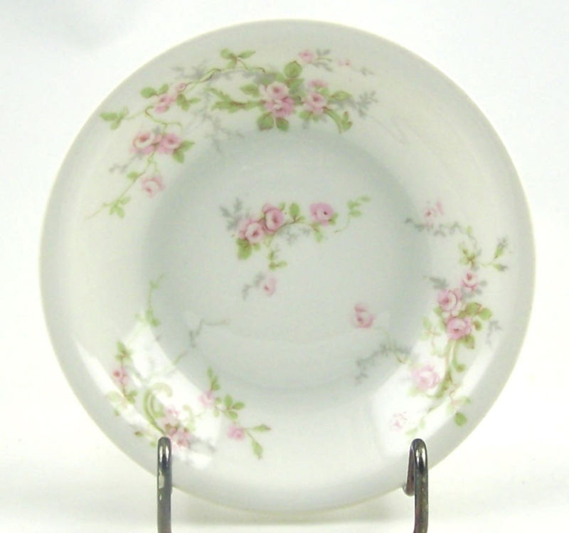 Theodore Haviland France Limoges Bowls in Pink Spray Pattern