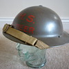 British WWII Engineer's steel helmet